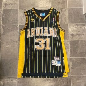 Indiana Pacers Reggie Miller NBA Throwback Jersey
